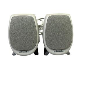 Polk Audio Computer Speakers 000M3A2-0 Pair Gray Small Compact PC Desktop